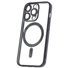 Forever Szilikon TPU védőtok Mag Color Chrome iPhone 15 Pro Max számára (TPUAPIP15UMCCTFOBK), fekete tok és táska