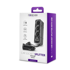 Forever USB, Szivargyújtós töltő, Forever 3in1+USB mobiltelefon kellék