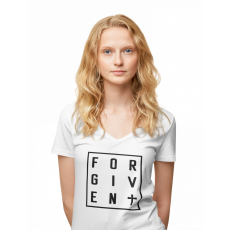  Forgiven - Női V-Nyakú Póló