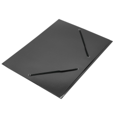 Fornax Gumis mappa A4, 400g. karton Glossy fekete (A-400981) (A-400981) mappa