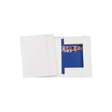 Fornax Gumis mappa A4, 600g. FC karton Fornax Glossy fehér mappa