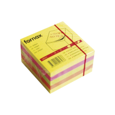 Fornax Jegyzettömb öntapadó, 75x75mm, 450lap, Fornax neon jegyzettömb