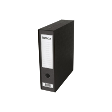 Fornax Tokos iratrendező A4, 8 cm, FORNAX Prestige fekete irattartó