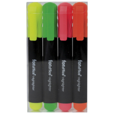 Foroffice Szövegkiemelő készlet 2-5mm, , 4 különböző szín (A-609744) (A-609744) filctoll, marker