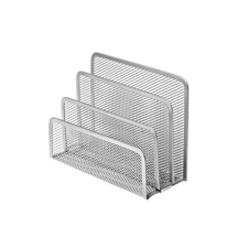 Forofis Levéltartó Forofis 3 rekeszes fémhálós 17,8x7,6x12 cm ezüst fémhálós tároló