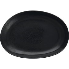 FORTESSA Ovális tányér emelt peremmel, Hossza: 280 mm, Szélessége: 197 mm tányér és evőeszköz