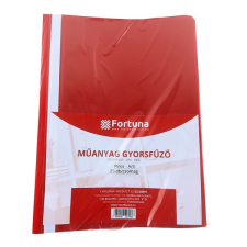 Fortuna Gyorsfűző FORTUNA műanyag piros 25 db/csomag lefűző
