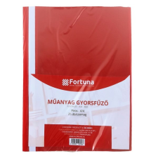 Fortuna Gyorsfűző FORTUNA műanyag piros 25 db/csomag lefűző