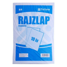 Fortuna Rajzlap félfamentes FORTUNA A/4 10 ív/csomag rajzlap
