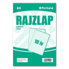 Fortuna Rajzlap FORTUNA A/4 120 gr famentes 10 ív/csomag