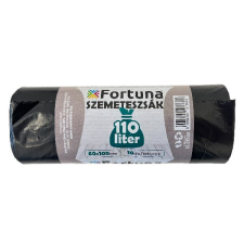Fortuna Szemeteszsák fortuna 110l fekete 60x100 cm 10 darabos 12.01740 tisztító- és takarítószer, higiénia