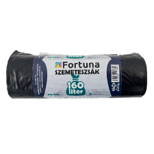 Fortuna Szemeteszsák FORTUNA 160L fekete 80x120 cm 10 db/tekercs tisztító- és takarítószer, higiénia