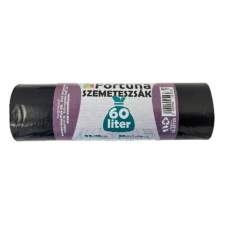 Fortuna Szemeteszsák FORTUNA 60L fekete 55x70 cm 20 db/tekercs tisztító- és takarítószer, higiénia