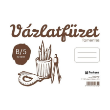 Fortuna VÁZLATOK FORTUNA B/5 FAMENTES füzet