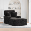  Fotel Loungba Szoknyával párnával Fekete 157 x 91 x 91 cm ARES