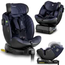  Fotelik samochodowy Nukido Aero Line czarno-granatowy 0-36 kg ISOFIX gyerekülés
