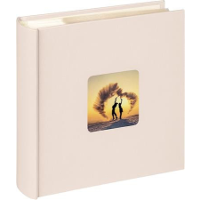 . Fotóalbum, 200 fotó, 10x15 cm, &quot;Walther Fun Wedding&quot;, krémfehér fényképalbum