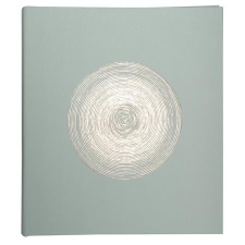 Fotóalbum, 29x32 cm, 30 lap, EXACOMPTA "Ellipse", szürkészöld fényképalbum