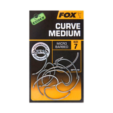FOX Curve Shank Medium horog 10db teflon bevonattal - 8 horog
