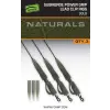  Fox EDGES™ Naturals Submerge Power Grip Lead Clip Leaders szerelék 30lb 3db szett (CAC850)