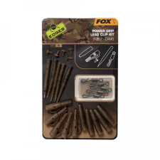 FOX Edges Power Grip Lead Clip Kit Camo ólomkapocs szett - 5db horgászkiegészítő