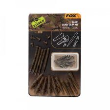 FOX Edges Silk Lead Clip Kit Camo ólomkapocs szett - 5db horgászkiegészítő