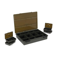  Fox EOS Carp Tackle Box Loaded Large doboz szett 33x26x5cm plusz dobozokkal (CBX097) horgászkiegészítő