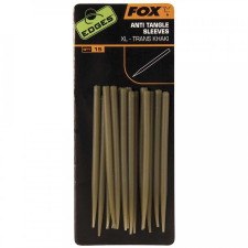 FOX Fox Edges Anti Tangle Sleeves Trans Khaki gubancgátló hüvely XL - 10db horgászkiegészítő