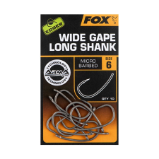 FOX Wide Gape Long Shank horog 10db teflon bevonattal teflon bevonattal - 5 horog
