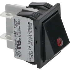 FRACINO FEKETE BIPOLÁRIS KAPCSOLÓ 12A 250V kisháztartási gépek kiegészítői