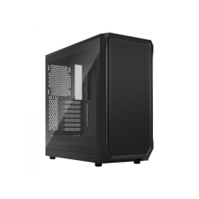 FRACTAL DESIGN Focus 2 Black TG Clear számítógép ház