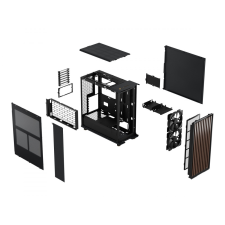 FRACTAL DESIGN FRACTRAL DESIGN North Charcoal Bl Case számítógép ház
