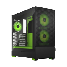 FRACTAL DESIGN Pop Air RGB Green Core ablakos számítógép ház