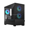 FRACTAL DESIGN Pop Mini Air RGB Fekete világos ablakos (Táp nélküli) mATX ház (FD-C-POR1M-06)