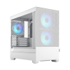 FRACTAL DESIGN Pop Mini Air táp nélküli ablakos mATX ház RGB Black TG Clear - fekete (FD-C-POR1M-06) (FD-C-POR1M-06) - Számítógépház