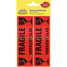  FRAGILE címke / Avery-Zweckform 3050 etikett