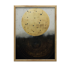 FRAME FALI PLAKÁT GOLDEN COSMIC CIRCLE 30x40 CM ALUMÍNIUM KERET grafika, keretezett kép