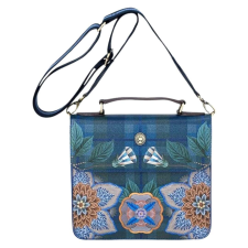  Frances crossbody táska, sötétkék, 25x9x21,5 cm, Flores Felices kollekció kézitáska és bőrönd