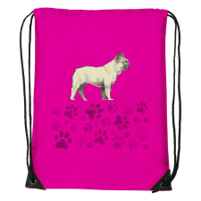 Francia bulldog - Sport táska magenta tornazsák