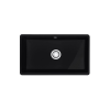 Franke KBK 110-70 Kubus Fraceram munkalap alá építhető kerámia mosogatótálca,74.5x44.5cm,126.0381.512, fekete szín