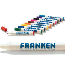 Franken Táblamarker készletz, 2-6mm, kerek, antibakteriális,10-es klt Franken filctoll, marker
