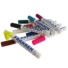 Franken Táblamarker üvegtáblához 2-5 mm vegyes színek FRANKEN 10db/csom filctoll, marker