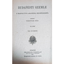 FRANKLIN-TÁRSULAT KIADÓ Budapesti szemle 792. szám 1943. november - Voinovich Géza antikvárium - használt könyv