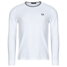 Fred Perry Hosszú ujjú pólók LS TWIN TIPPED T-SHIRT Fehér EU XL