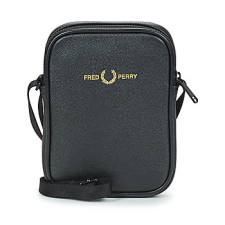 Fred Perry Kistáskák SCOTCHGRAIN LEATHER SIDE BAG Fekete Egy méret kézitáska és bőrönd