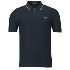 Fred Perry Rövid ujjú galléros pólók CREPE PIQUE POLO SHIRT Tengerész EU XL