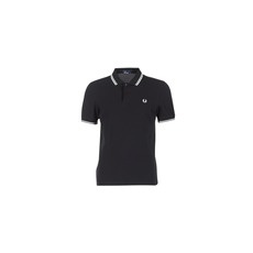 Fred Perry Rövid ujjú galléros pólók SLIM FIT TWIN TIPPED Fekete EU S