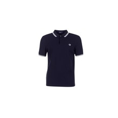 Fred Perry Rövid ujjú galléros pólók SLIM FIT TWIN TIPPED Tengerész EU XL