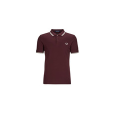 Fred Perry Rövid ujjú galléros pólók TWIN TIPPED FRED PERRY SHIRT Bordó EU M