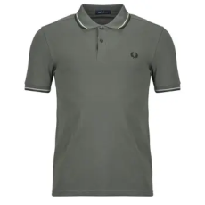 Fred Perry Rövid ujjú galléros pólók TWIN TIPPED FRED PERRY SHIRT Zöld EU XXL